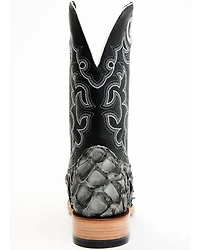 Cody James Men's Exotic Pirarucu Western Boots - Broad Square Toe