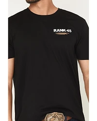 RANK 45® Men's Bull Stampede Short Sleeve Graphic T-Shirt
