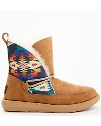Pendleton Women's Tie-Back Casual Western Boots - Round Toe