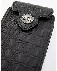 Cody James Men's Crocodile Embossed Cell Phone Case