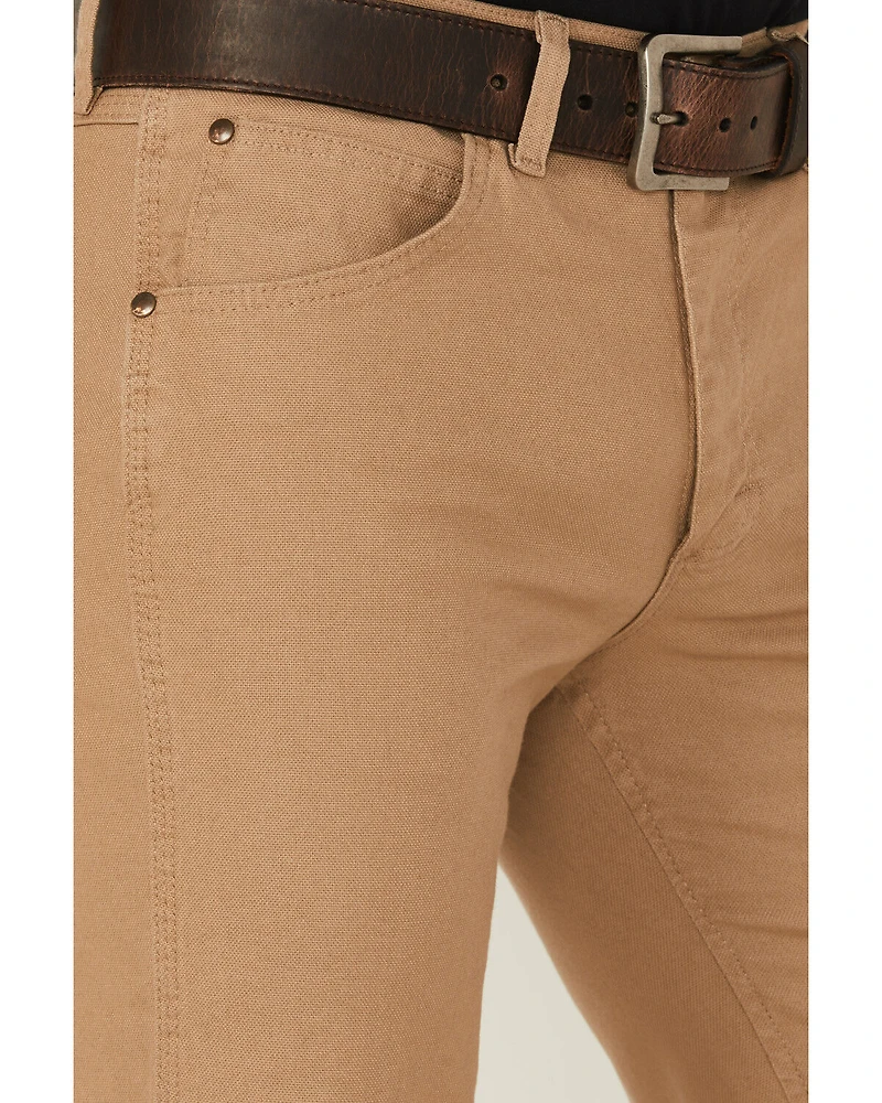 Wrangler Men's Tough Comfort Performance Slim Straight Canvas Jeans