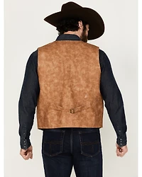Cody James Men's Palomino Faux Leather Vest