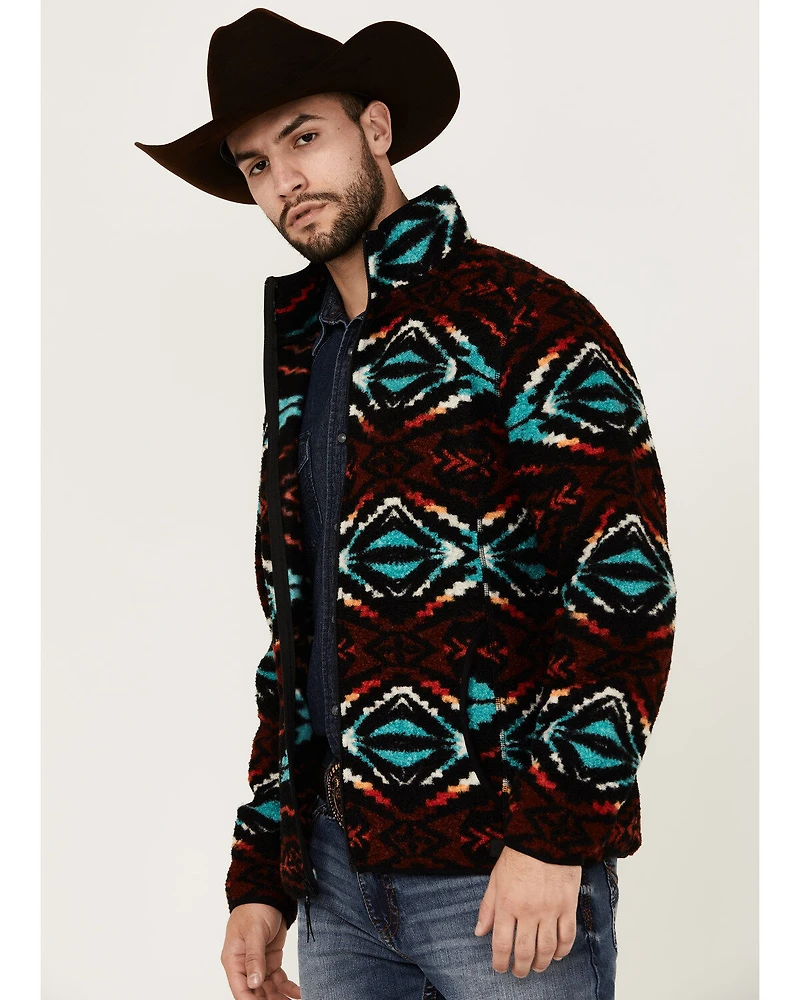 Rock & Roll Denim Men's Southwestern Print Jacket