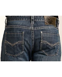 Rock & Roll Denim Men's Small "V" Reflex Revolver Slim Straight Jeans