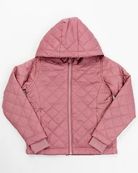 Shyanne Toddler Girls' Diamond Hooded Puffer Jacket