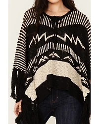 Idyllwind Women's Eatons Thunderbird Poncho Sweater
