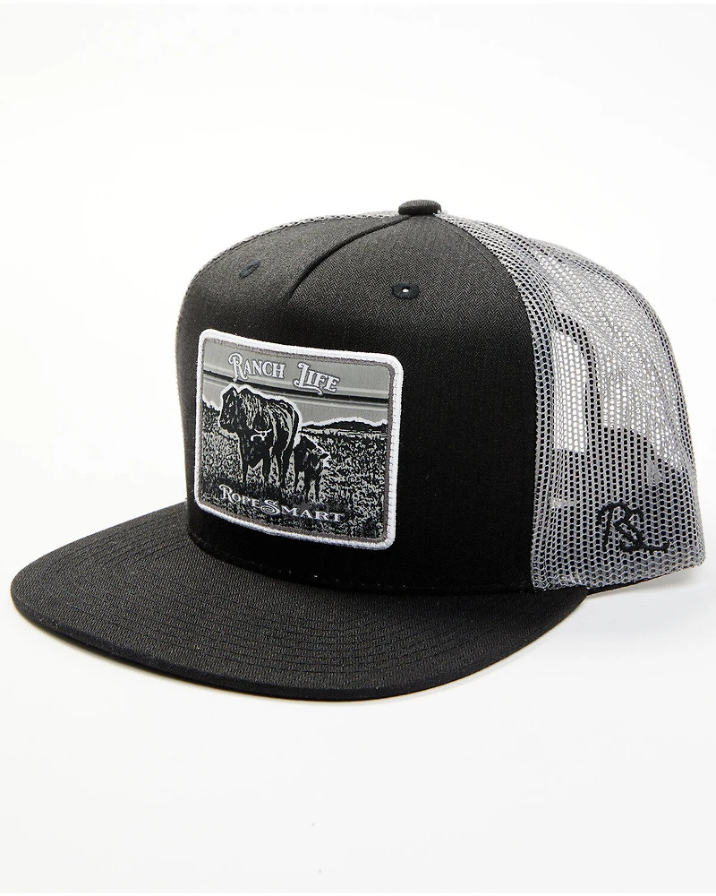 RopeSmart Men's Monochrome Ranch Life Trucker Cap
