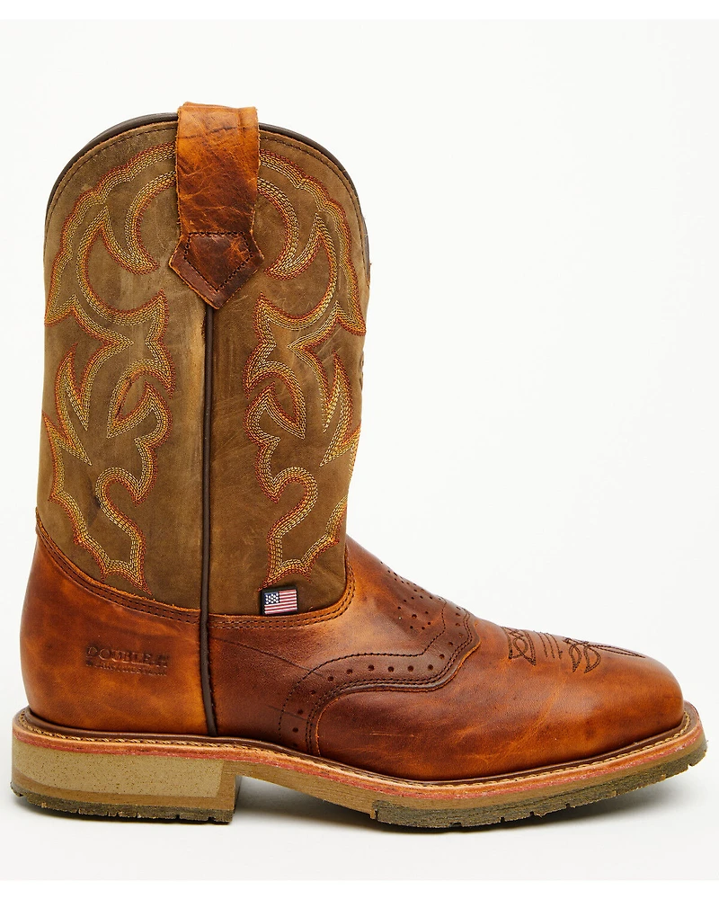 Double H Men's Domestic Pull-On Work Boots - Steel Toe