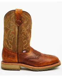Double H Men's Domestic Pull-On Work Boots - Steel Toe