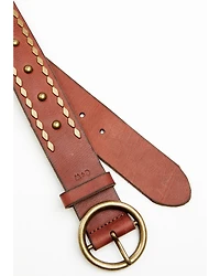 Cleo + Wolf Women's Studded Leather Belt