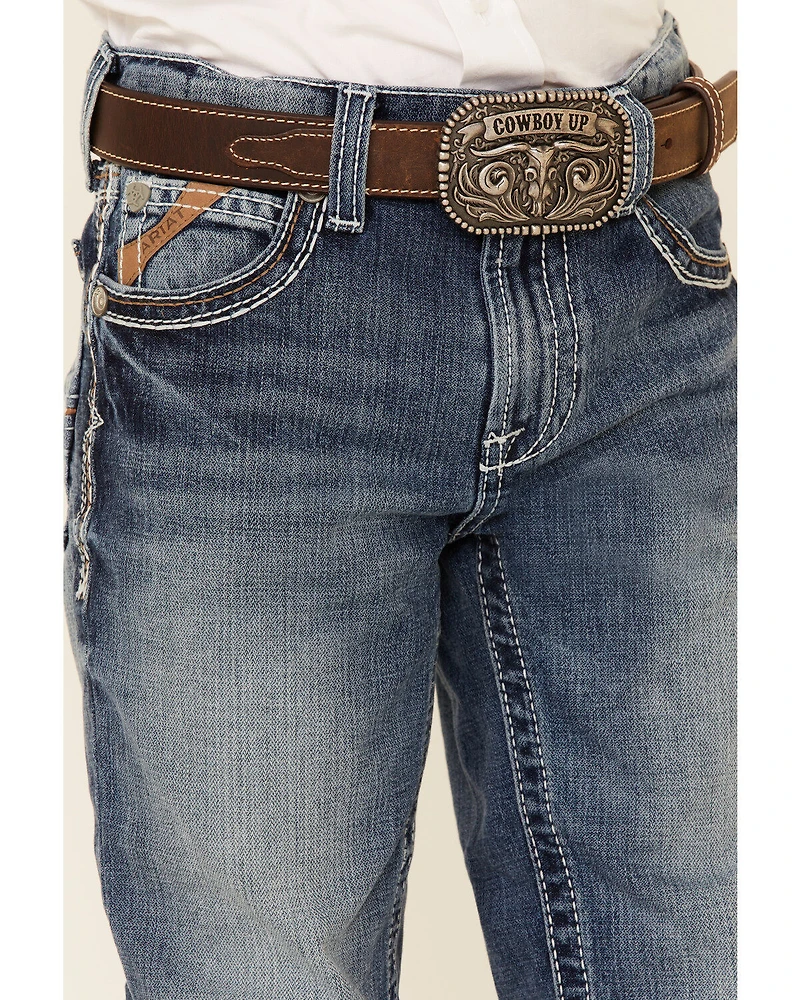Ariat Boys' B4 Coltrane Durango Relaxed Bootcut Jeans
