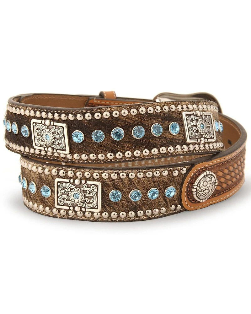 Nocona Belt Co. Men's Hair-on Hide Concho