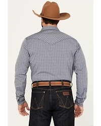 Cody James Men's Trainer Plaid Print Long Sleeve Western Snap Shirt