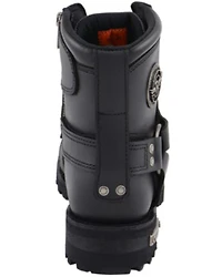 Milwaukee Leather Women's Harness Moto Boots - Soft Toe