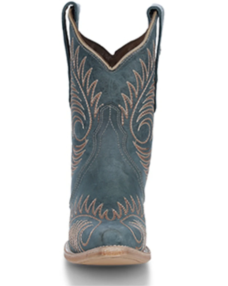 Circle G Women's Embroidered Ankle Booties - Snip Toe