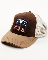 Cody James Men's Longhorn USA Patch Ball Cap