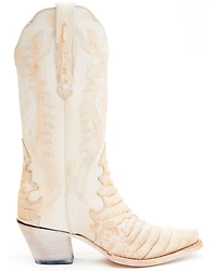 Dan Post Women's Caiman Print Western Boots - Snip Toe