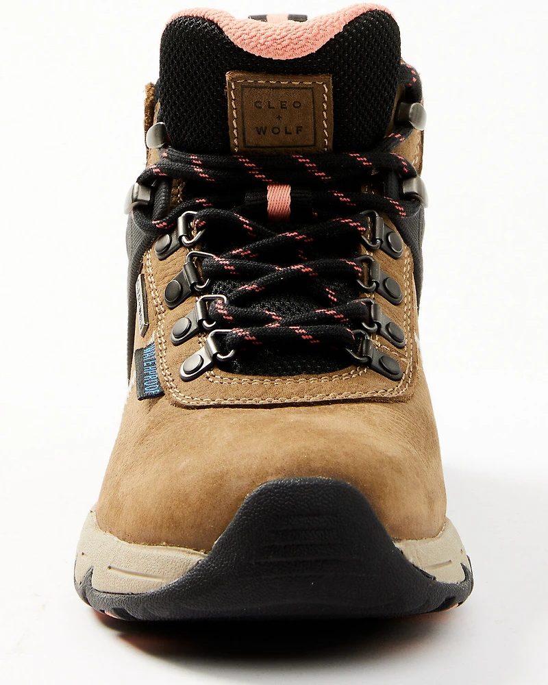 Cleo + Wolf Women's Talon Lace-Up Waterproof Hiking 3 Boot -Round Toe