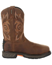 Georgia Boot Men's Carbo-Tec LT Waterproof Western Work Boots - Steel Toe