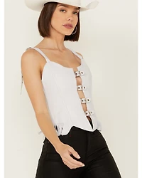 Understated Leather Women's Finish Line Corset