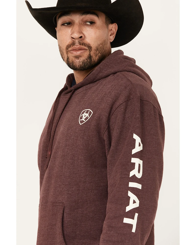 Ariat Men's Logo Sleeve Hooded Sweatshirt