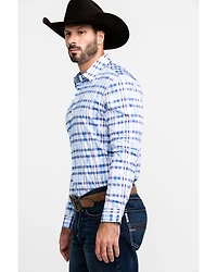 Scully Signature Soft Series Men's Multi Med Plaid Long Sleeve Western Shirt