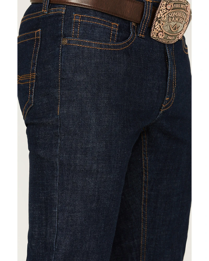 Cody James Men's Showdown Wash Jackson Slim Straight Stretch Denim Jeans