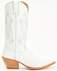 Shyanne Women's Daisie Exotic Full Quill Ostrich Western Boots - Snip Toe