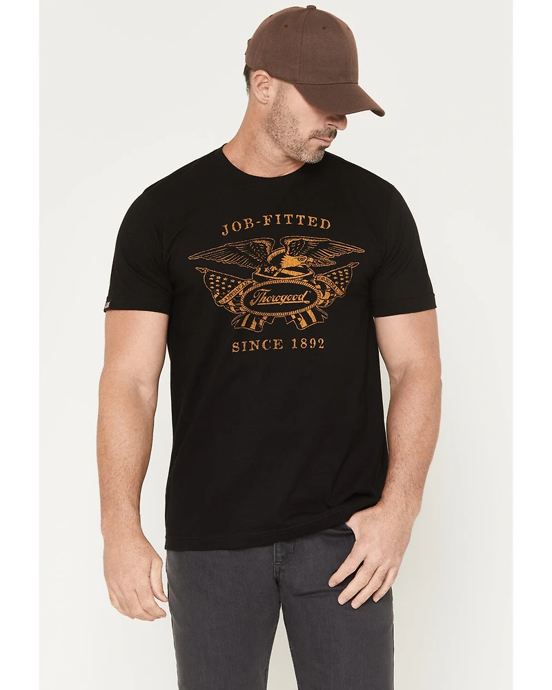 Thorogood Men's Old Glory USA Vintage Short Sleeve Graphic T-Shirt