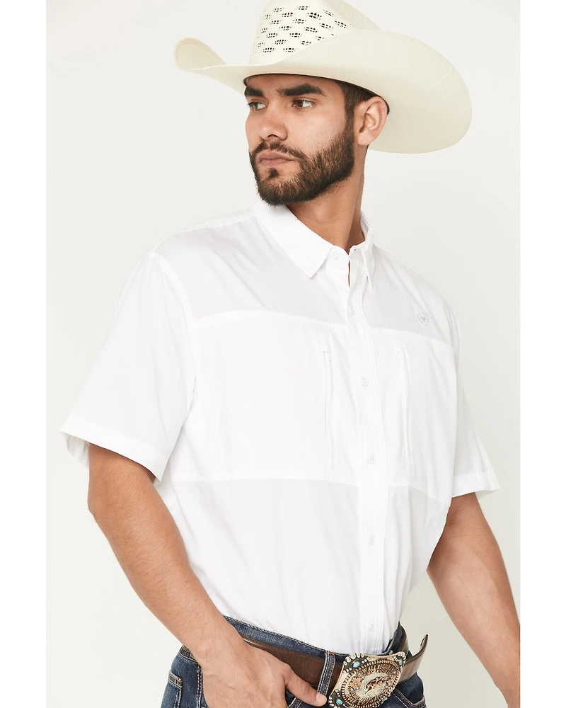 Ariat Men's VentTEK Solid Short Sleeve Button-Down Western Shirt