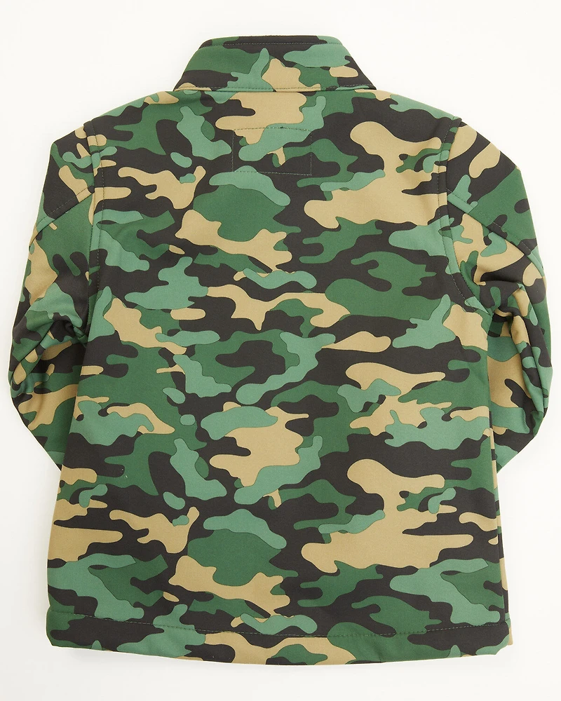 Cody James Toddler Boys' Camo Softshell Jacket
