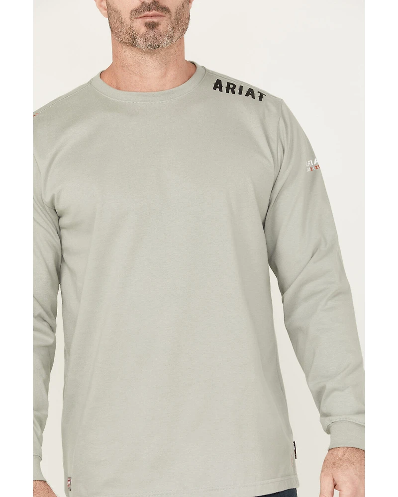 Ariat Men's FR Work Hard Live Free Short Sleeve Pocket Shirt