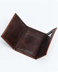 Cody James Men's Hair-On Trifold Wallet
