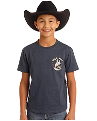 Panhandle Boys' Bronco Short Sleeve Graphic T-Shirt