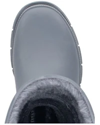 Western Chief Women's Black Sheep Faux Fur Tall Rain Boots