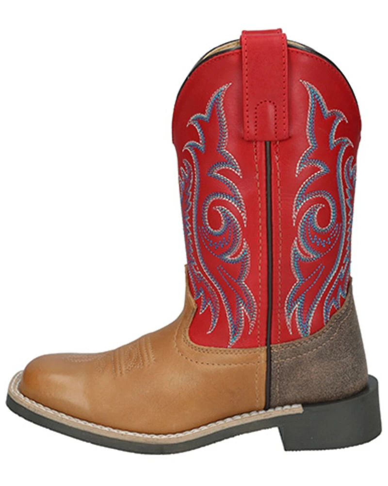 Smoky Mountain Little Boys' Barrett Western Boots - Broad Square Toe