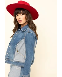 Lee Women's Contrast Denim Seamed Jacket