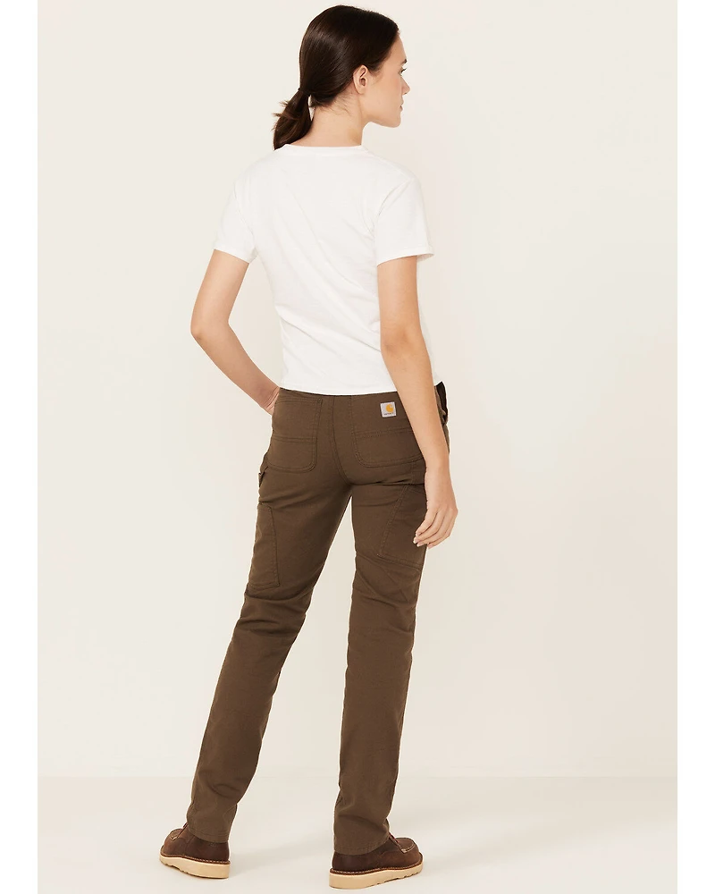 Carhartt Women's Rugged Flex® Relaxed Fit Canvas Stretch Work Pants