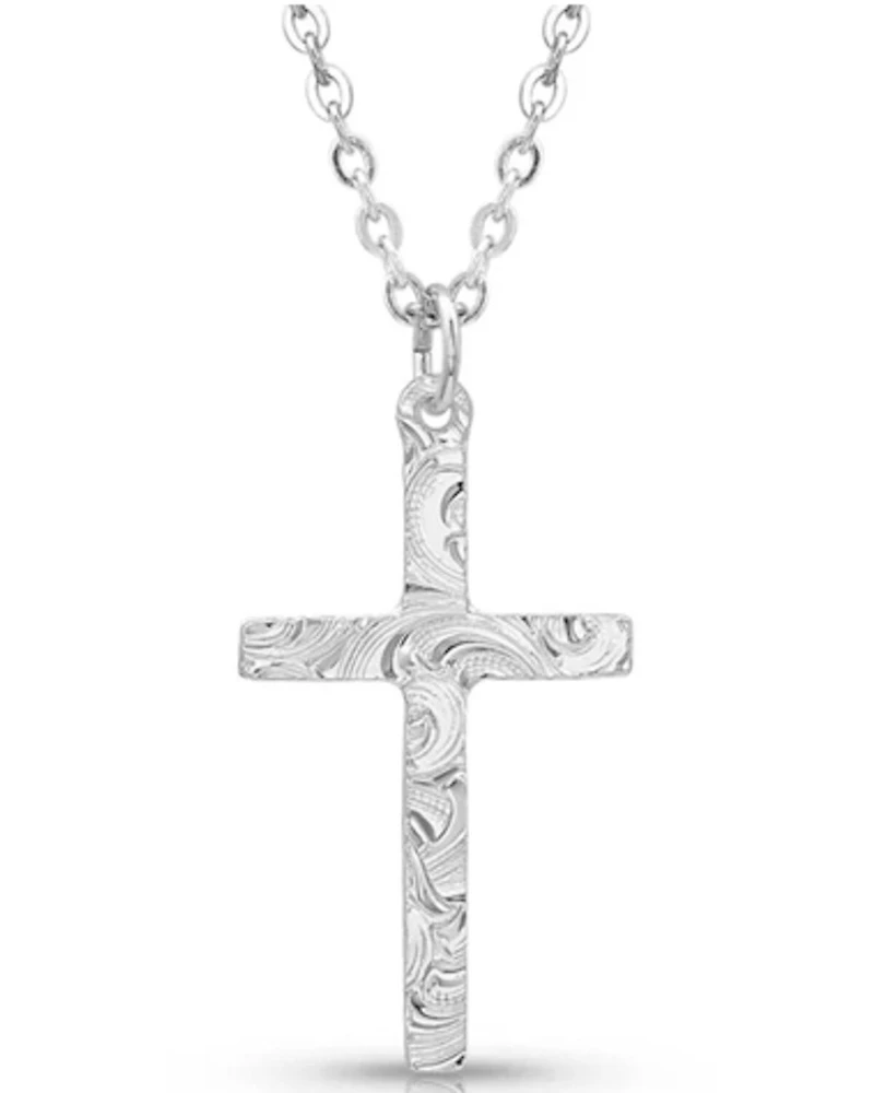 Montana Silversmiths Women's Gratitude Cross Necklace
