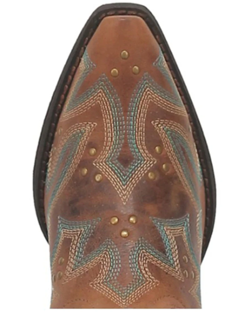 Laredo Women's Adrian Wide Calf Western Boots - Snip Toe