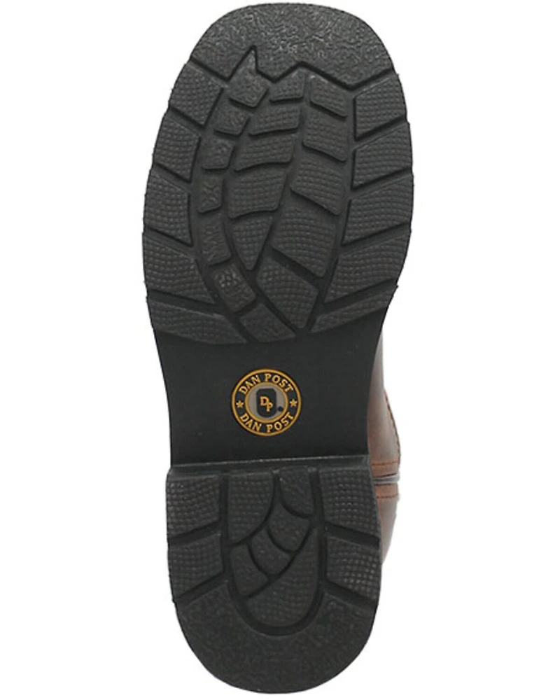 Dan Post Little Boys' Buckin' Around the Buck Patriotic Western Boots - Broad Square Toe