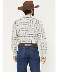 Gibson Trading Co Men's Initiate Medallion Print Long Sleeve Button-Down Western Shirt