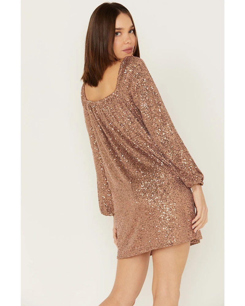 Sadie & Sage Women's Inferno Sequin Mini Dress
