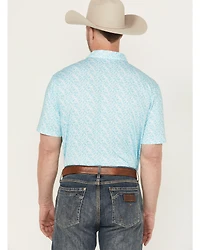 Ariat Men's 360 Airflow Printed Short Sleeve Polo