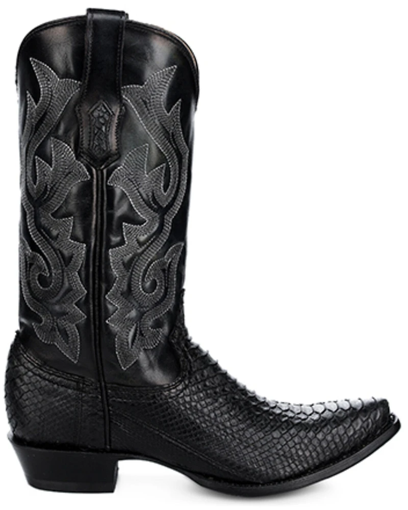 Corral Men's Exotic Python Western Boots - Snip Toe