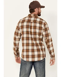 Brothers and Sons Men's Stewert Everyday Plaid Print Button Down Western Flannel Shirt
