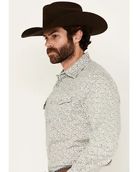 Wrangler Retro Men's Floral Print Long Sleeve Snap Western Shirt - Tall
