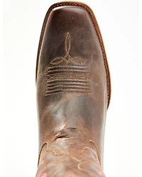 Shyanne Women's Cassidy Spice Combo Leather Western Boots - Square Toe