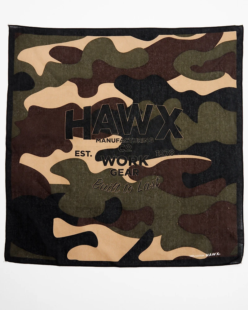 Hawx Men's Camo Bandana