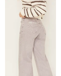 Cleo + Wolf Women's High Rise Loose Straight Jeans